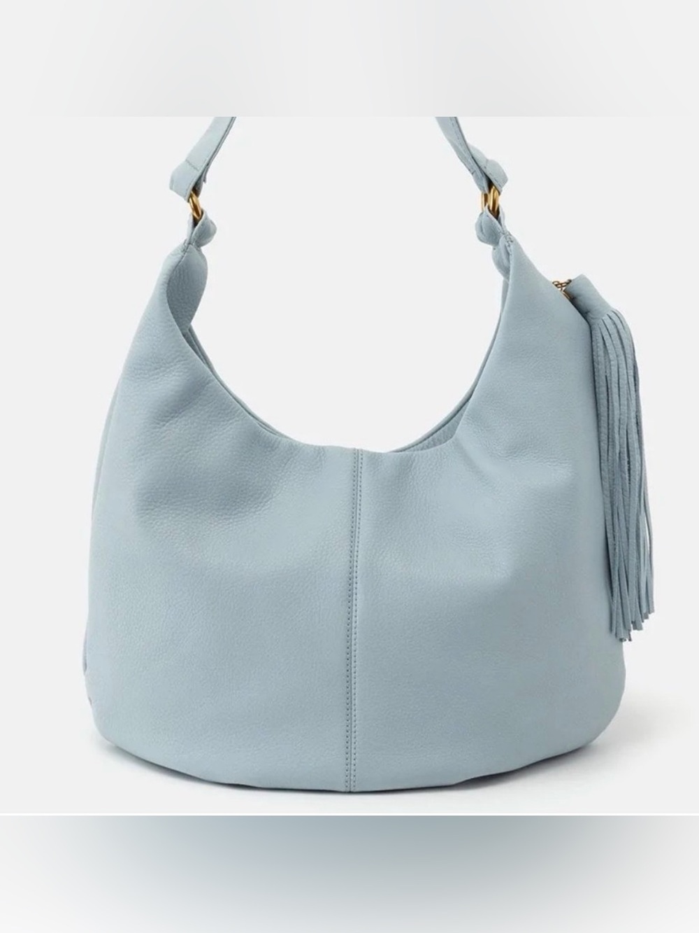 HOBO Gardner Shoulder Bag & Matching wallet Pale Blue Rare-Retired